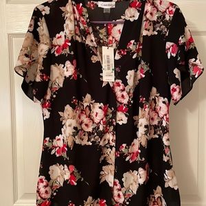 Calvin Klein Short Sleeve Blouse